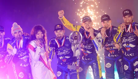 Finał KS Toruń - Motor Lublin - podium, 28.09.2025 r.