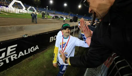 Finał KS Toruń - Motor Lublin - podium, 28.09.2025 r.