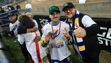 Finał KS Toruń - Motor Lublin - podium, 28.09.2025 r.