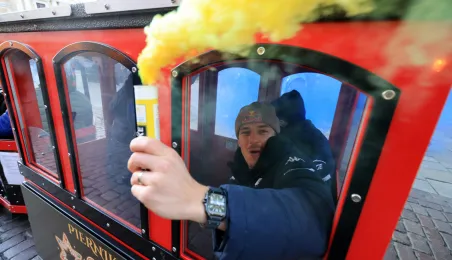 W czwartkowy wieczór (2 października) drużyna PRES Grupa Deweloperska Toruń spotkała się z kibicami na Rynku Staromiejskim.