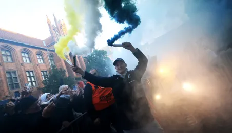 W czwartkowy wieczór (2 października) drużyna PRES Grupa Deweloperska Toruń spotkała się z kibicami na Rynku Staromiejskim.