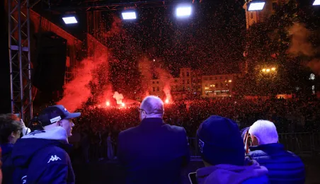 W czwartkowy wieczór (2 października) drużyna PRES Grupa Deweloperska Toruń spotkała się z kibicami na Rynku Staromiejskim.