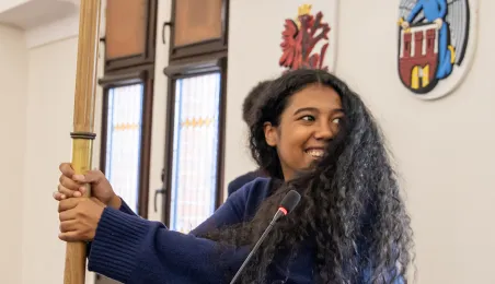  Młodzież z Filadelfii z wizytą w urzędzie