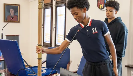  Młodzież z Filadelfii z wizytą w urzędzie