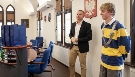  Młodzież z Filadelfii z wizytą w urzędzie