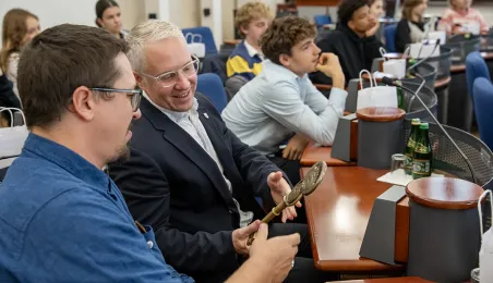  Młodzież z Filadelfii z wizytą w urzędzie