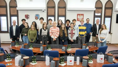  Młodzież z Filadelfii z wizytą w urzędzie