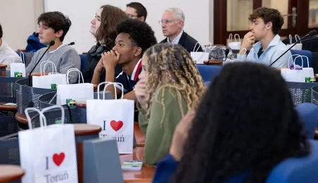  Młodzież z Filadelfii z wizytą w urzędzie