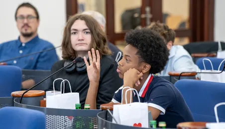  Młodzież z Filadelfii z wizytą w urzędzie