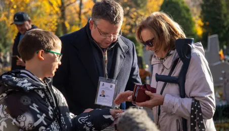 Coroczna kwesta na renowację nagrobków na cmentarzu św.Jerzego