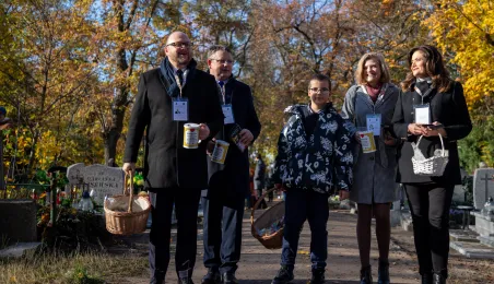 Coroczna kwesta na renowację nagrobków na cmentarzu św.Jerzego