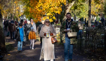 Coroczna kwesta na renowację nagrobków na cmentarzu św.Jerzego