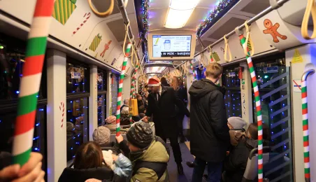Pierwszy przejazd świątecznego tramwaju już za nami!