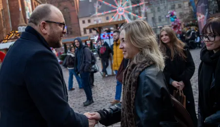 Prezydent podziękował młodzieży z ZSIŚ, 10.12.2025 