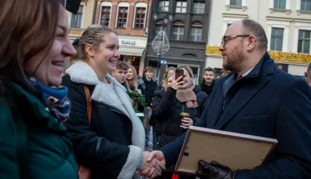 Prezydent podziękował młodzieży z ZSIŚ, 10.12.2025 