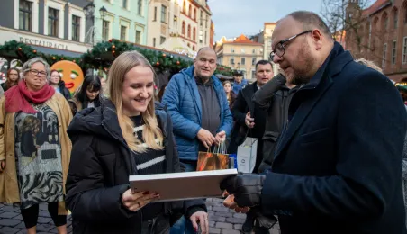Prezydent podziękował młodzieży z ZSIŚ, 10.12.2025 