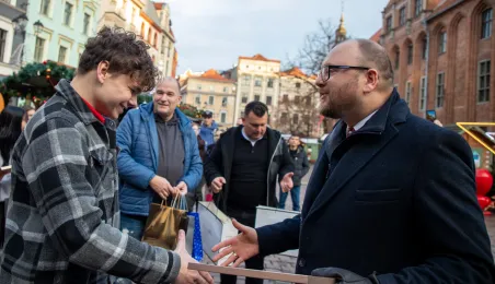 Prezydent podziękował młodzieży z ZSIŚ, 10.12.2025 