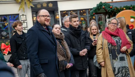 Prezydent podziękował młodzieży z ZSIŚ, 10.12.2025 