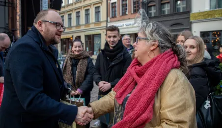 Prezydent podziękował młodzieży z ZSIŚ, 10.12.2025 