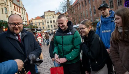 Prezydent podziękował młodzieży z ZSIŚ, 10.12.2025 