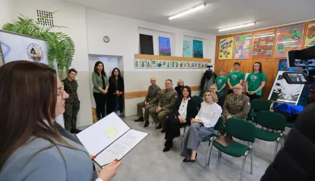 W Zespole Szkół Inżynierii Środowiska otwarto trzecią wirtualną strzelnicę. To kolejny krok miasta w rozwijaniu nowoczesnej edukacji obronnej i proobronnej młodzieży.