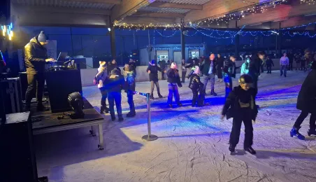Inauguracja lodowiska sezonowego na Skarpie, 14.12.2025