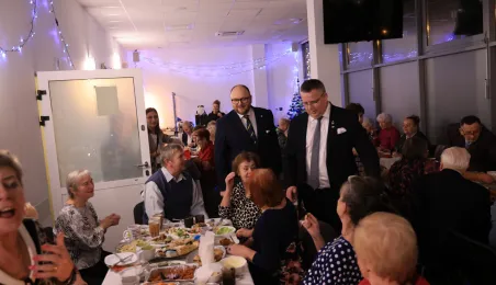 Spotkanie wigilijne Klubu Seniora Kacperek - Katarzynki, 15.12.2025