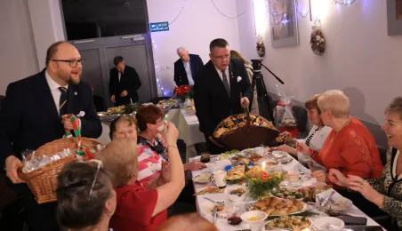 Spotkanie wigilijne Klubu Seniora Kacperek - Katarzynki, 15.12.2025