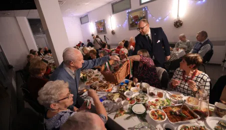 Spotkanie wigilijne Klubu Seniora Kacperek - Katarzynki, 15.12.2025