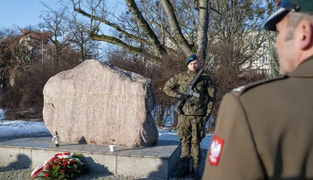 Uroczystość z okazji rocznicy zakończenia okupacji hitlerowskiej