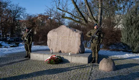 Uroczystość z okazji rocznicy zakończenia okupacji hitlerowskiej