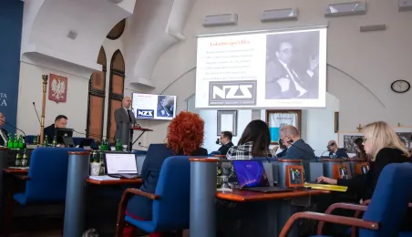 Wspomnienie NZS podczas 25. sesji Rady Miasta