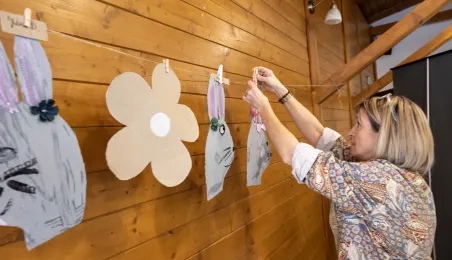 Leśne poszukiwanie pisanek na Barbarce