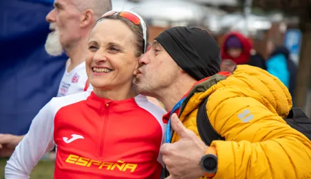 Bieg na 5 km w ramach Halowych Mistrzostw Europy Masters 