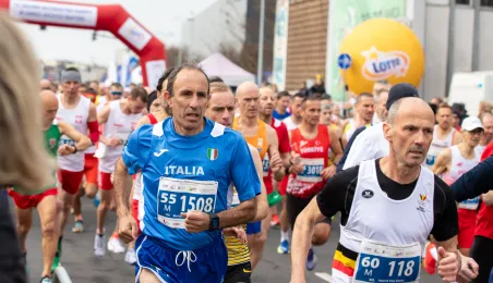 Bieg na 5 km w ramach Halowych Mistrzostw Europy Masters 