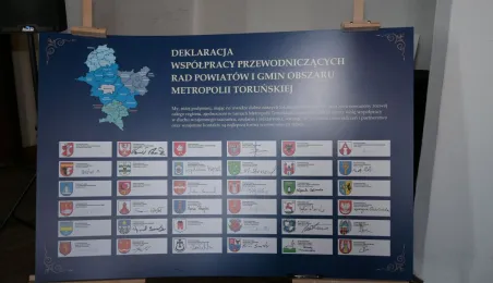 Pierwsza rocznica powstania Konwentu Przewodniczących Rad Powiatów i Gmin Obszaru Metropolii Toruńskiej 