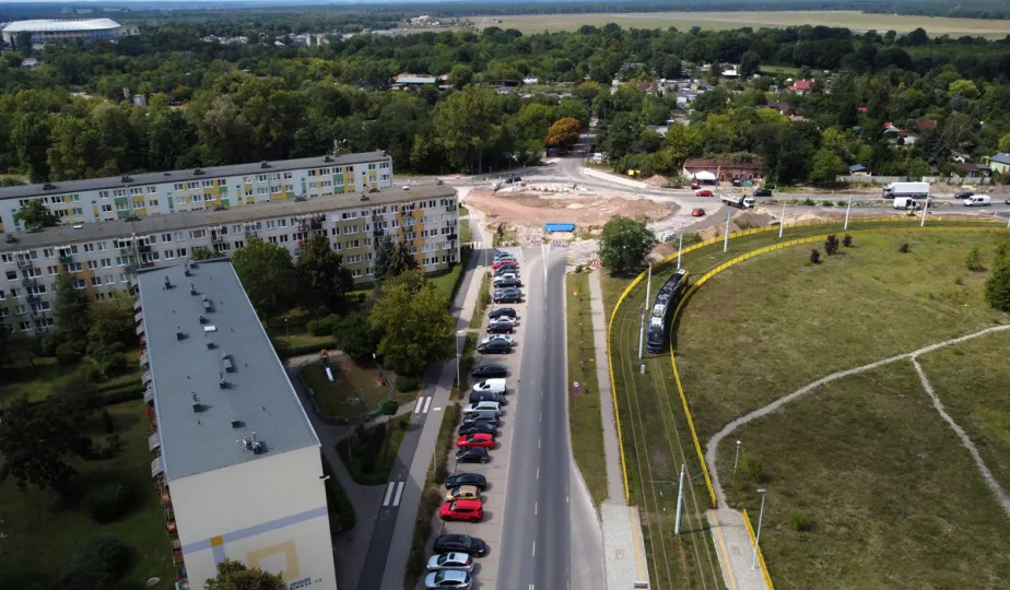 Przebudowa Szosy Okrężnej w sierpniu 2024