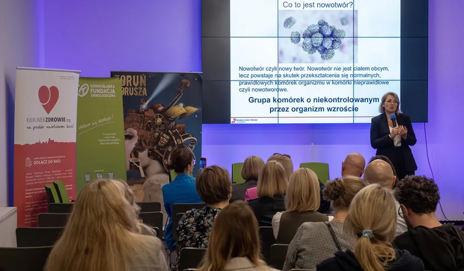 Panel podczas konferencji „Instrukcja Obsługi Raka” w Centrum Innowacyjnej Edukacji w Toruniu