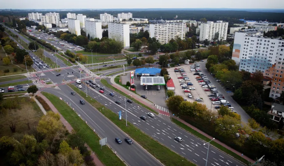 Szosa Lubicka przed remontem