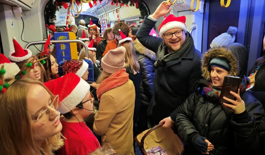Świąteczny tramwaj 2024
