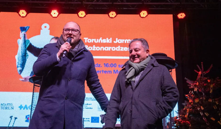 Robert Makłowicz na Toruńskim Jarmarku Bożonarodzeniowym