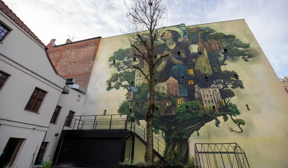 Odsłonięcie muralu "Piecza toruńska", 6.12.2024 r.