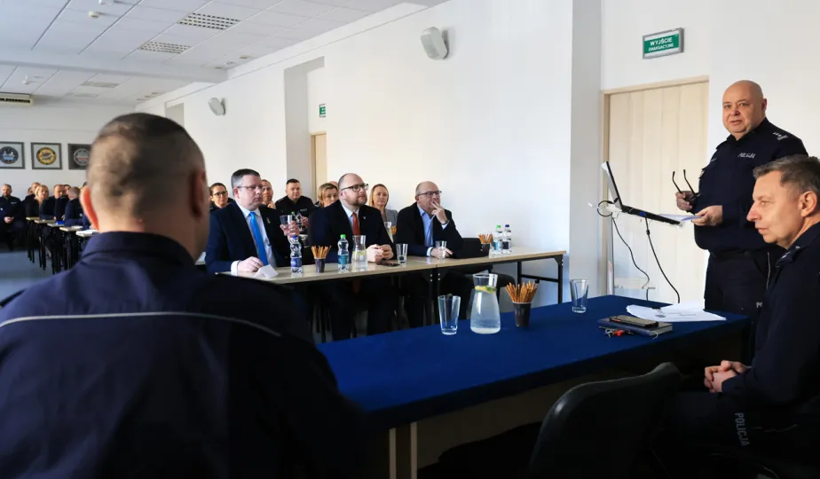 Odprawa roczna Komendy Miejskiej Policji w Toruniu 2025