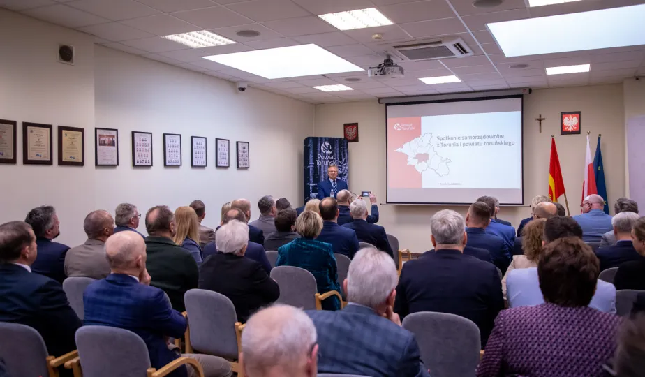 Spotkanie samorządowców z Torunia i powiatu