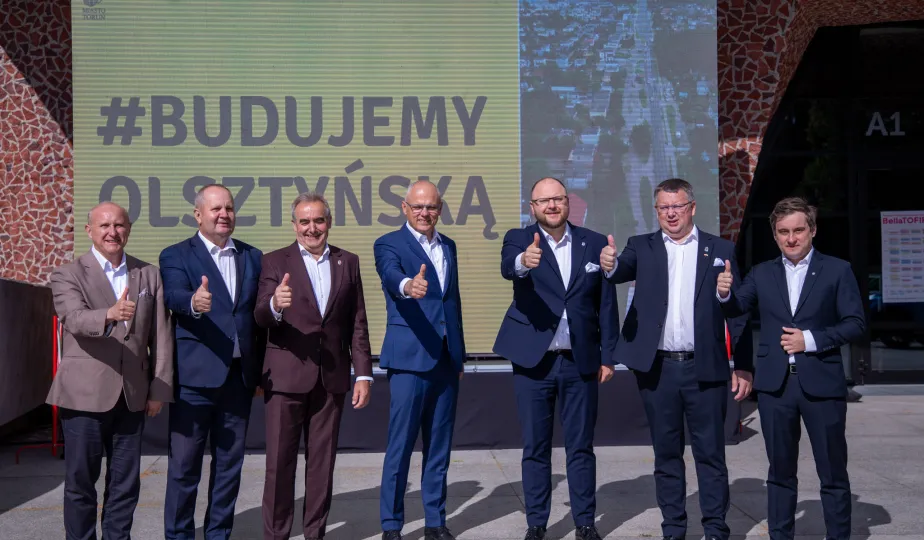 Budujemy ul. Olsztyńską - konferencja prasowa