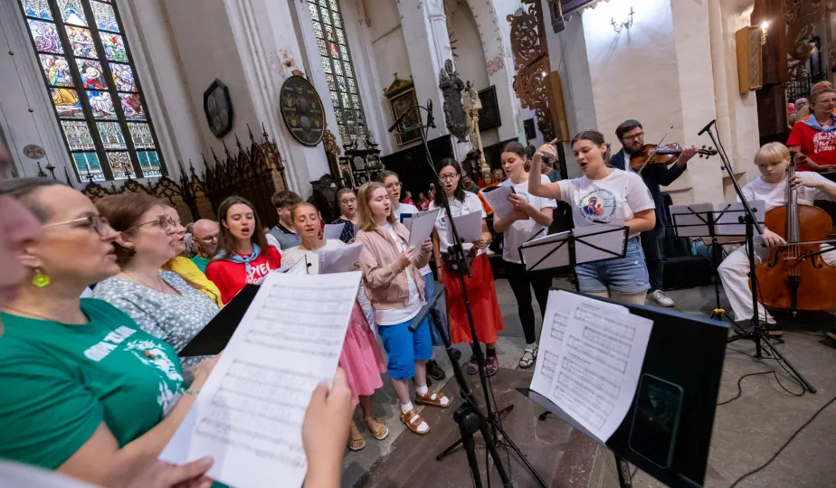 Pożegnanie Pieszej Pielgrzymki Diecezji Toruńskiej na Jasną Górę