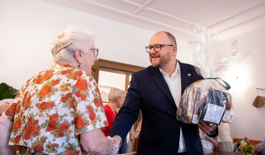 Prezydent Paweł Gulewski odwiedził DDPS-y na Bydgoskim Przedmieściu