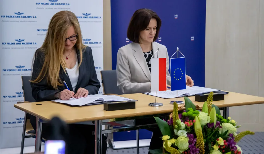 Podpisanie umowy na dofinansowanie inwestycji kolejowych
