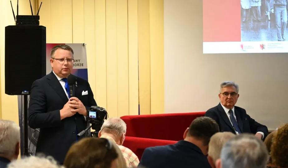 Spotkanie z działaczem toruńskiej "Solidarności" Lechem Różańskim