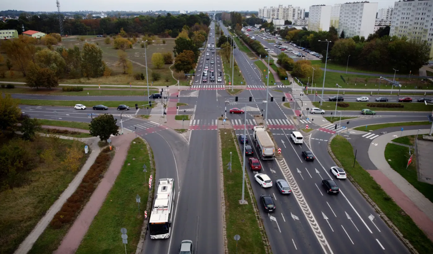 Szosa Lubicka przed remontem